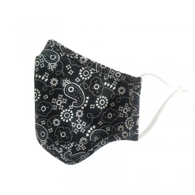 KN95 Adult Washable Cotton Mask - Paisley Pattern (#31 - #40) with 2 Filter